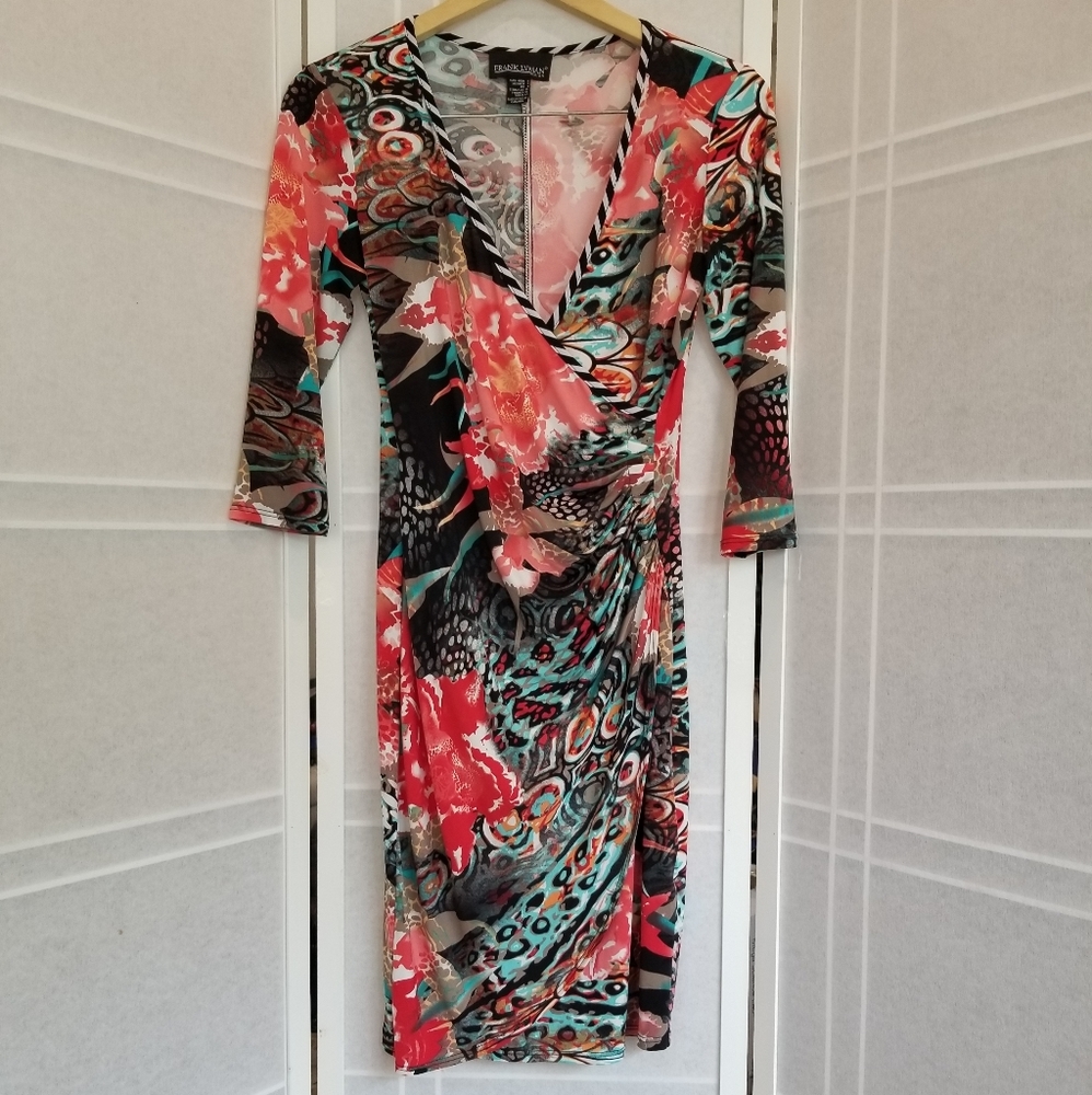 Frank Lyman disign dress polyester jersey